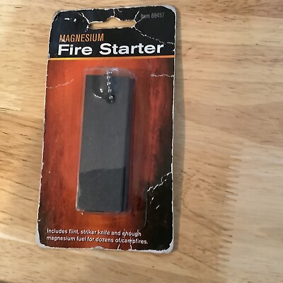 #ad Harbor Tools Magnesium Fire Starter Campfire Lighter Emergency Survival Pocke... $13.90
