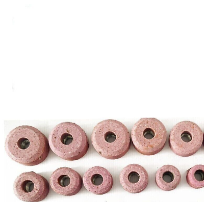 #ad VALVE SEAT GRINDING STONES SET OF 11 PCS For SIOUX HOLDER 11 16 Thread 80 G $39.99