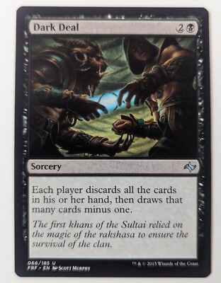 #ad #ad Dark Deal Fate Reforged Magic The Gathering MTG $4.10
