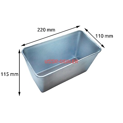 #ad BAKING MOLD FOR BREAD CUPCAKES ALUMINUM PAN LOAF BAKEWARE CAKE L7 22*11*11.5 cm $67.99