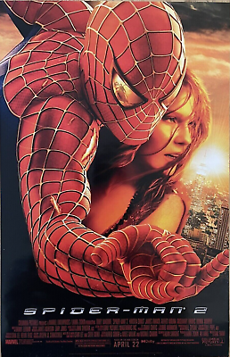 #ad Spider Man 2 Collectible Rerelease Poster 11x17 Tobey Maguire April 22 Sam Raimi $24.99