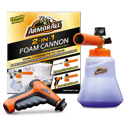 #ad Armor All 2 in 1 Foam Cannon Kit With Foam Cannon and Adaptor 3 Count $35.99