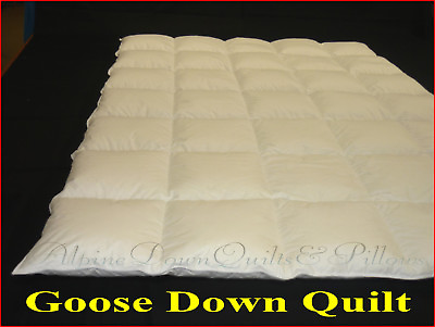 #ad DOUBLE BED 90% GOOSE DOWN QUILT DUVET WINTER WARMTH AUSTRALIAN MADE AU $377.00