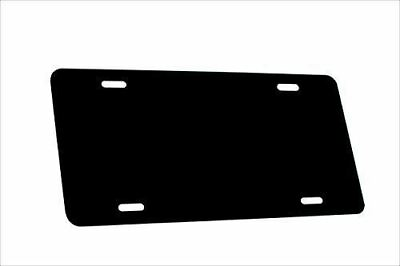 #ad BLACK KNIGHT Anodized Aluminum License Plate Blank .040 1mm $69.99