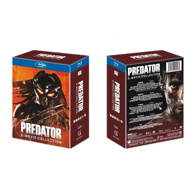#ad BD Predator 1 5 Collection Blu ray 5 Disc New Box Set All Region $36.98