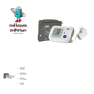 #ad Upper Arm Blood Pressure Monitor for Up to 4 Users Includes AC Adapter $86.99