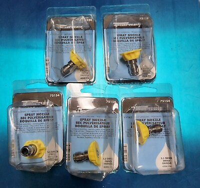 #ad Lot of 5 New Forney Quick Connect 5.5mm 15 Deg. Pressure Washer Spray Tip 75154 $29.99