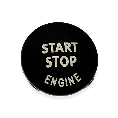 #ad Black Start Stop Engine Button Switch Cover For BMW 3 5 Series X1 X3 X5 X6 E90 $7.69
