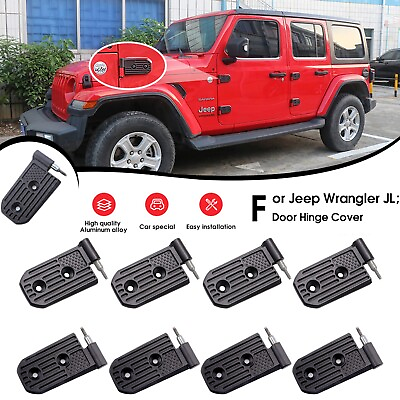 #ad Exterior Door Hinges Kit No Rust for Jeep Wrangler JL JLU Unlimited 2018 2023 $100.27