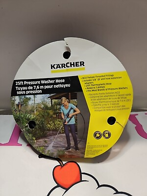 #ad Karcher 25 ft. Replacement Hose for Gas and Electric Pressure Washers $34.99
