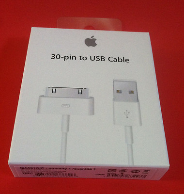 #ad Original OEM 1 Meter 30 Pin To USB Charge Sync Cable for iPhone 3 3G 4 4s iPod $10.99