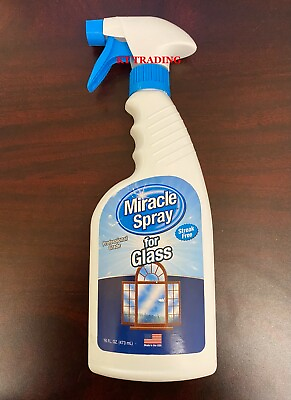 #ad Miracle Brand PREMIUM Glass Windows Windshield Cleaner Streak Free 16oz Spray $19.95