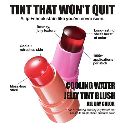 #ad MILK MAKEUP Cooling Water Jelly Tint Lip Cheek Blush Color Women HOT $9.49