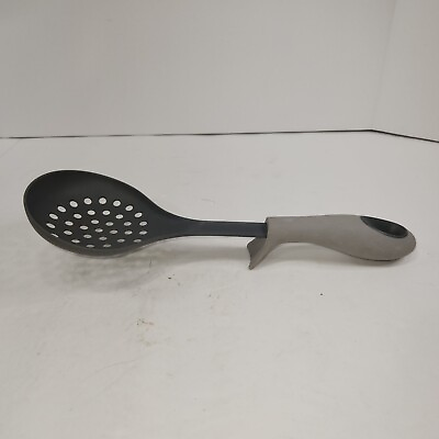 #ad Kitchen Skimmer Strainer Food Serving Skimmer Hot Pot Spoon Ladle With Rest $9.95
