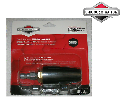 #ad OEM Briggs amp; Stratton 6195 Quick Connect Turbo Nozzle Pressure Washer 3100 PSI $21.21