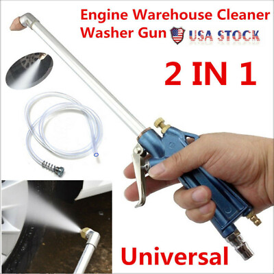 Car Engine Cleaner Gun Air Pressure Spray Dust Blower Oil Washer Tool with Hose $12.95