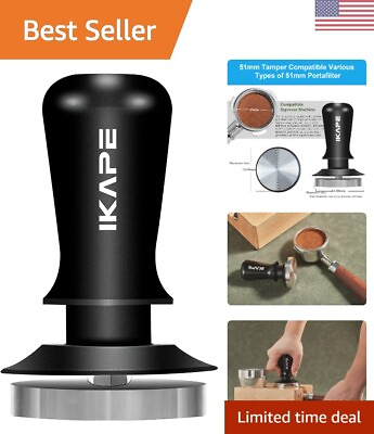 #ad 51mm Premium Stainless Steel Espresso Tamper Calibrated for Perfect Pressure $87.99