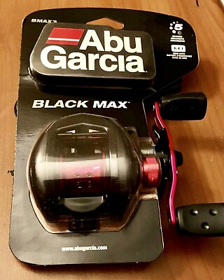 #ad Abu Garcia Black Max 3 BMAX3 Baitcast Fishing Reel RIGHT HAND NEW $59.97