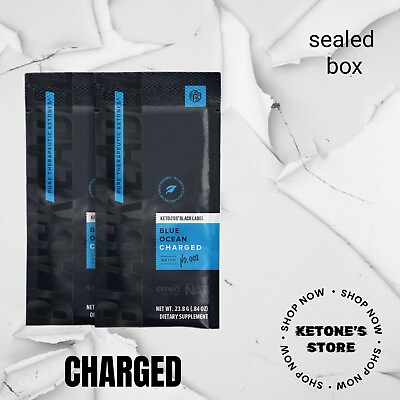 #ad Pruvit Keto OS Blue Ocean UNLEASHED Black Label 20 Packet Exp 2025 Free Shipp $108.00