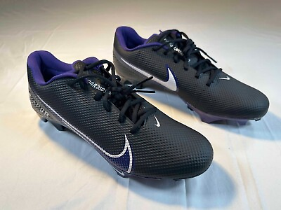 #ad Nike Vapor Edge Speed 360 Black Purple Football Cleats CV6349 001 Mens Size 11.5 $79.99