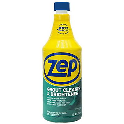 Zep ZU104632 32 Oz Grout Cleaner Tile Lines Deep Whitener Strength Brightener $11.97