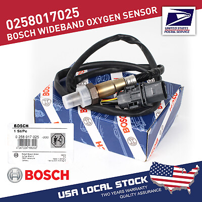 Bosch 0258017025 LSU 4.9 Lambda Wide Band O2 Oxygen Sensor Fits AEM 30 4110 UEGO $37.29