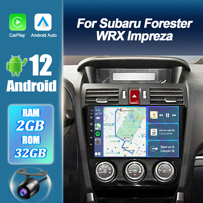 #ad Android12 GPS Subaru For Subaru Forester WRX Impreza Car Stereo Navi BT RDS 32GB $146.99