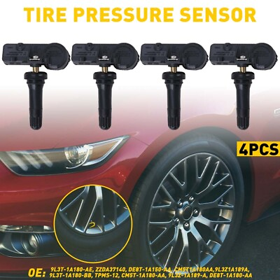 #ad #ad TPMS Set of Genuine 4 For Ford Tire Sensor Pressure OEM DE8T 1A180 AA $25.09