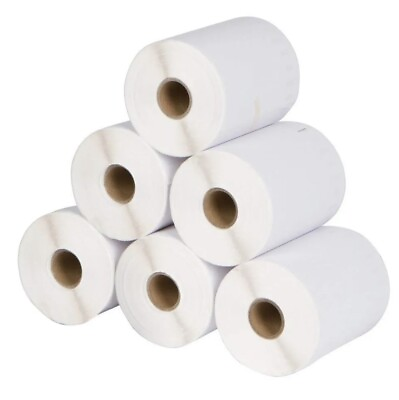 #ad 6 Rolls 4quot; x 6quot; Zebra 2844 Eltron ZP450 Direct Thermal Shipping 1500 Labels $23.95