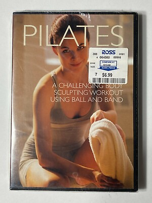 #ad Pilates Plus DVD 2004 Home Body Sculpting Workout Using Ball and Band NEW $11.99