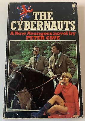 #ad #ad 1977 Futura paperback THE NEW AVENGERS #5 THE CYBERNAUTS $9.95