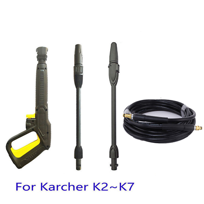 #ad 23ft Pressure Washer Gun Set For Karcher K Car Hose Water Pipe Jet Turbo Lance $66.49