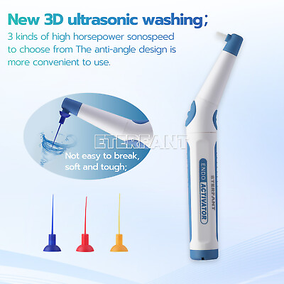 #ad ETERFANT Endo Ultrasonic Sonic Activator Dental Root Canal Irrigator 60Tips Free $65.44