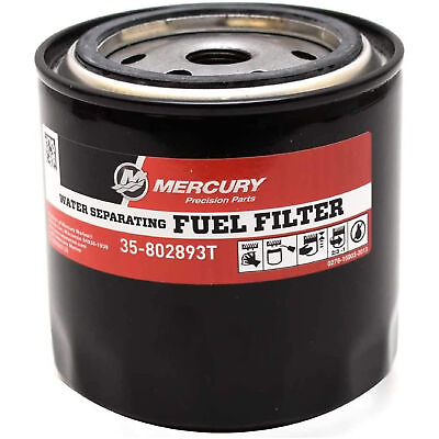 #ad Mercury Marine Mercruiser New OEM Water Separating Fuel Filter 35 802893T $17.89