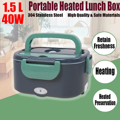 #ad Removable Electric Heating Lunch Box Food Storage Warmer For Car and Home Using $36.99