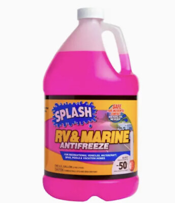 #ad Splash RV Marine Antifreeze 2 1 Gallon Bottles 50 Point Freezing F $35.00