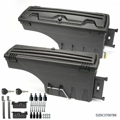 Pair Truck Bed Storage Box Tool Box Fit For 02 18 Dodge Ram 1500 2500 3500 #ad $122.05