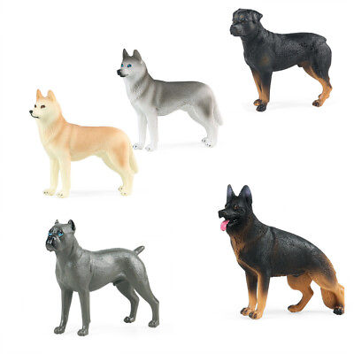 #ad Shepherd Rottweiler Husky Model Simulation Animal Figure Dog Collector Decor Toy $12.89