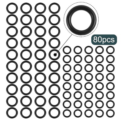#ad O Rings 80Pcs Set Accessories Equipment For Pressure Washer Hose Professional $10.91