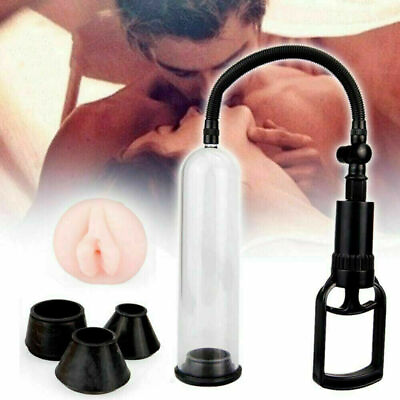 #ad #ad Vacuum Penis Pump for Male ED Enhancement Erectile Enlargement Penis Enlarger BG $10.14