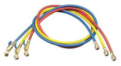 #ad Yellow Jacket 29983 Manifold Hose Set 36 In Red Yellow Blue Angle: 45 $119.22
