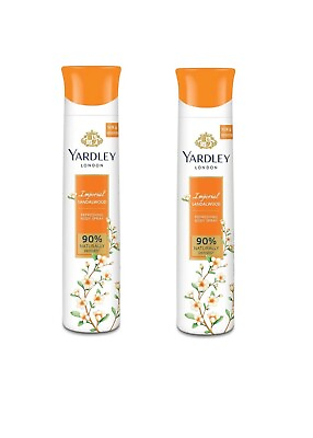 #ad Yardley London Deo Body Spray Of Imperial Sandalwood Pack Of 2 x 150ML 5.07oz $25.75