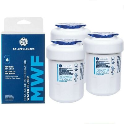 #ad 1 4Pack GE MWF New GenuineSealed GWF 46 9991 MWFP Smartwater Fridge Water Filter $29.88