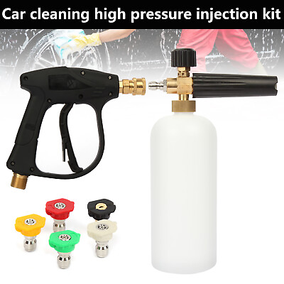 High Pressure Cleaning Gun Handheld Foam Gun Car Wash Spray Jet Car Washer Kit $14.50