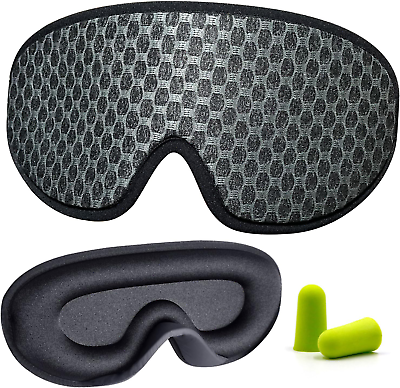 #ad Sleep MaskSleep Eye Mask for Men Women3D Contoured Memory Foam Eye Mask for Sl $35.30