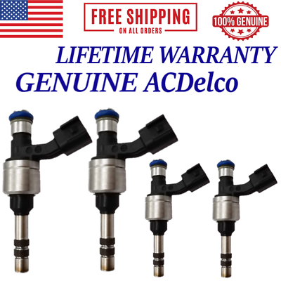 #ad Set of 4 OEM ACDelco Fuel Injectors For 2010 2011 GMC Buick Chevrolet 2.4L I4 $114.00