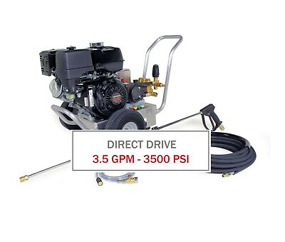 Hotsy 3500 PSI 3.5 GPM Gas Engine Direct Drive Cold Water Pressure Washer #ad $1900.00