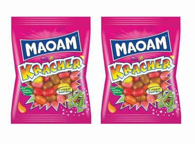 #ad 2x Haribo Maoam Kracher Chewy Gummy Candy Candies Dragees Sweets 200g $32.06