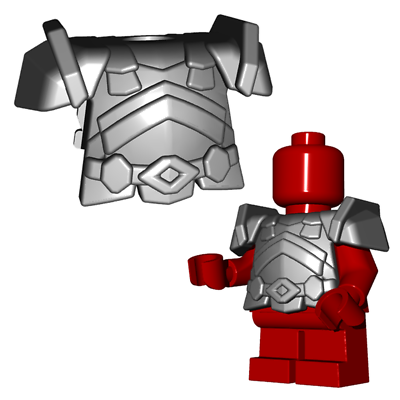 #ad Brickwarriors DWARF ARMOR for Minifigures Pick color Castle LOTR $2.00