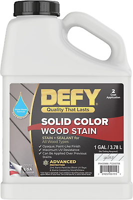 #ad #ad Solid Color Wood Stain Sealer Deck Paint and Sealer for Decks Fences Siding $82.99